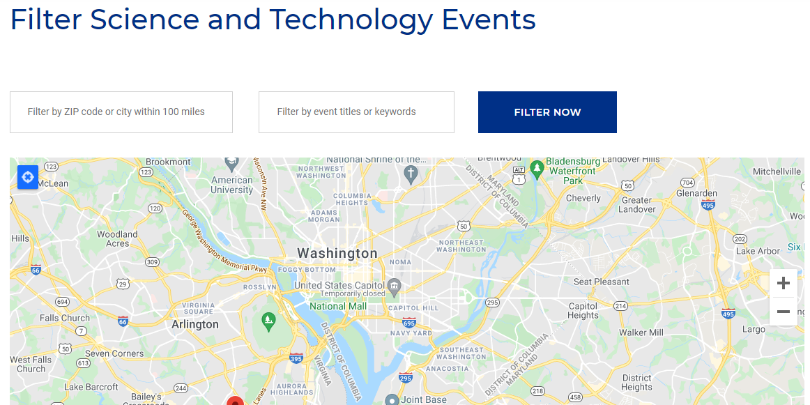 Events filtering screenshot